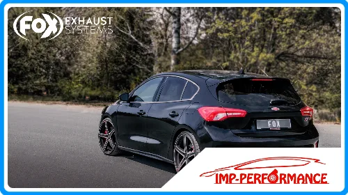 FOX Sportauspuff Ford Focus IV ST Endschalldämpfer Ausgang rechts/links ab OPF - 1x100 Typ 25