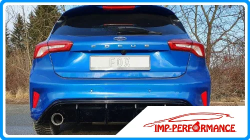 FOX Sportauspuff Ford Focus IV ST-Line - starre Hinterachse Endschalldämpfer Ausgang rechts/links - 1x100 Typ 25