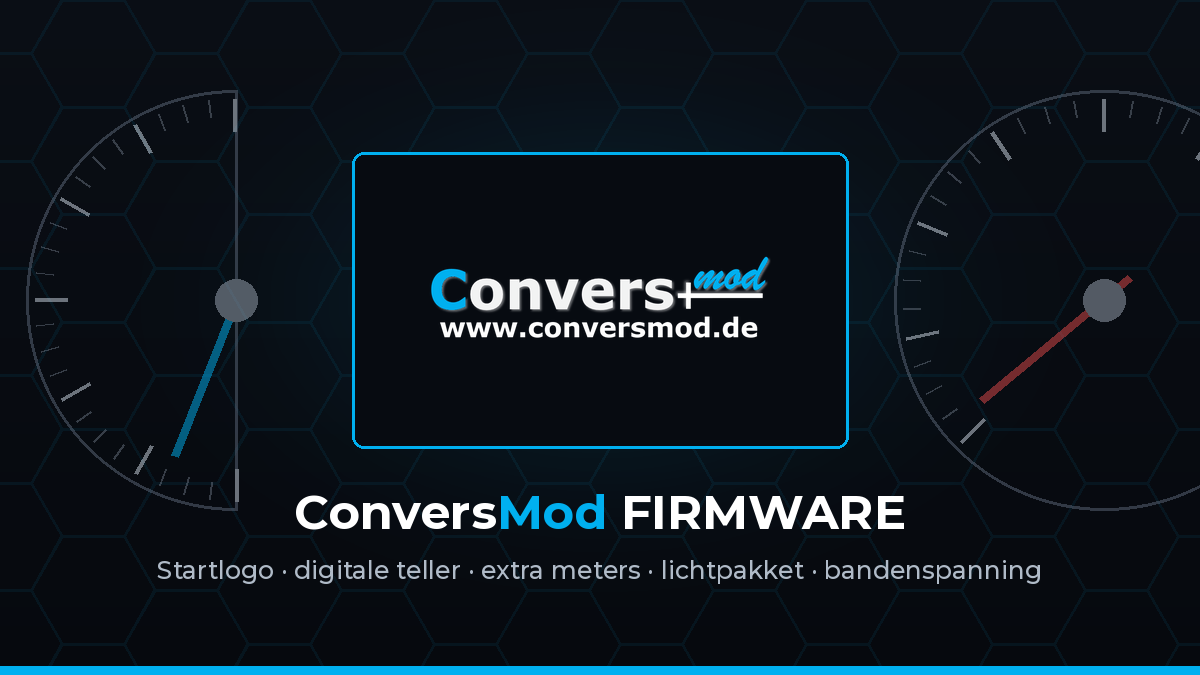 ConversMod-firmware voor het Convers+ instrumentenpaneel